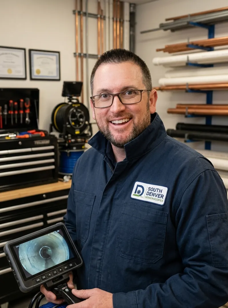 Frank Menkal, owner of South Denver Sewerscope